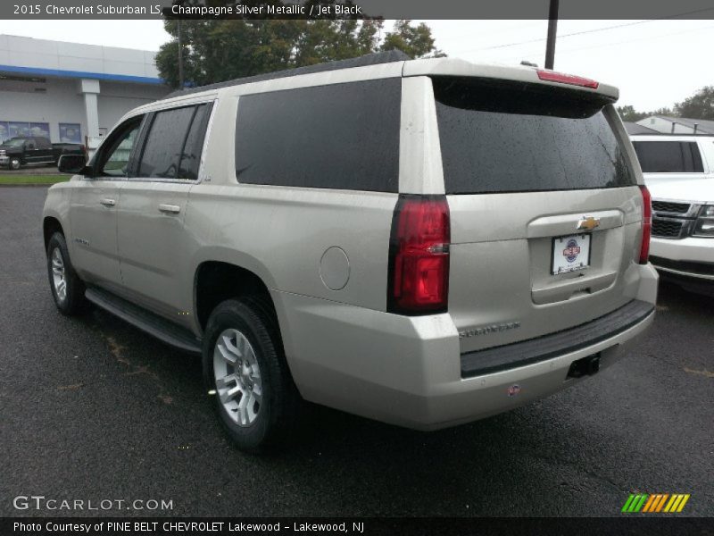 Champagne Silver Metallic / Jet Black 2015 Chevrolet Suburban LS