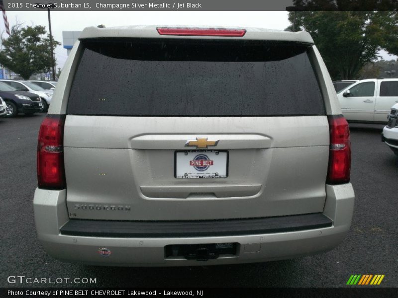 Champagne Silver Metallic / Jet Black 2015 Chevrolet Suburban LS