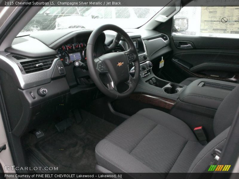  2015 Suburban LS Jet Black Interior