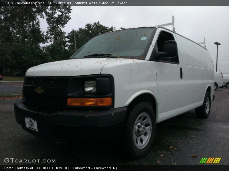 Summit White / Medium Pewter 2014 Chevrolet Express 1500 Cargo WT