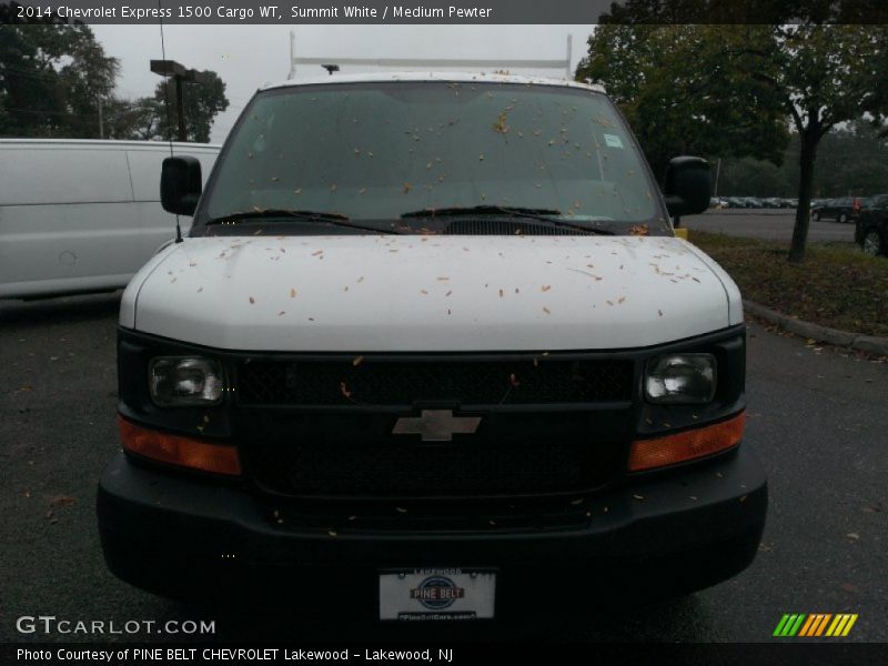 Summit White / Medium Pewter 2014 Chevrolet Express 1500 Cargo WT