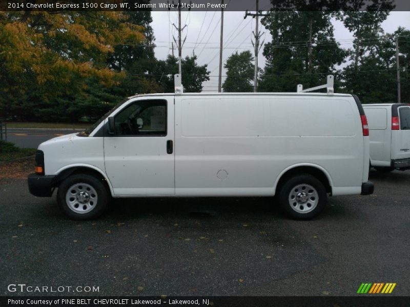 Summit White / Medium Pewter 2014 Chevrolet Express 1500 Cargo WT