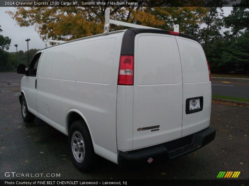 Summit White / Medium Pewter 2014 Chevrolet Express 1500 Cargo WT
