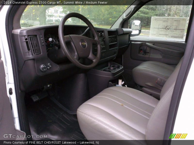 Summit White / Medium Pewter 2014 Chevrolet Express 1500 Cargo WT