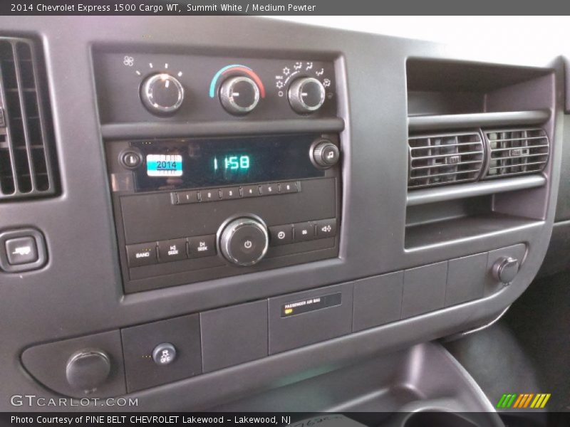 Summit White / Medium Pewter 2014 Chevrolet Express 1500 Cargo WT