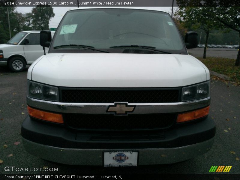 Summit White / Medium Pewter 2014 Chevrolet Express 1500 Cargo WT