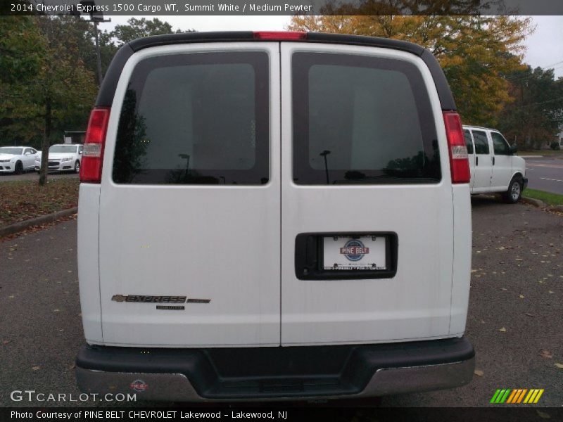 Summit White / Medium Pewter 2014 Chevrolet Express 1500 Cargo WT