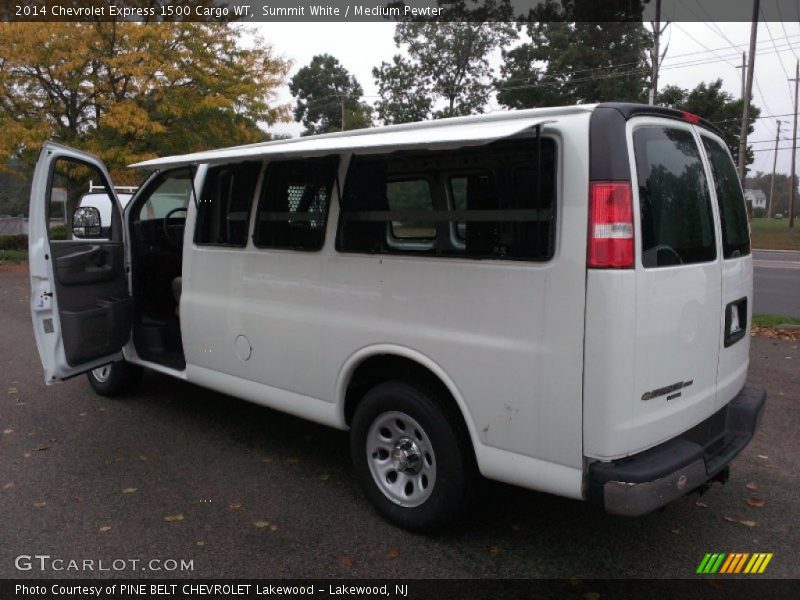 Summit White / Medium Pewter 2014 Chevrolet Express 1500 Cargo WT