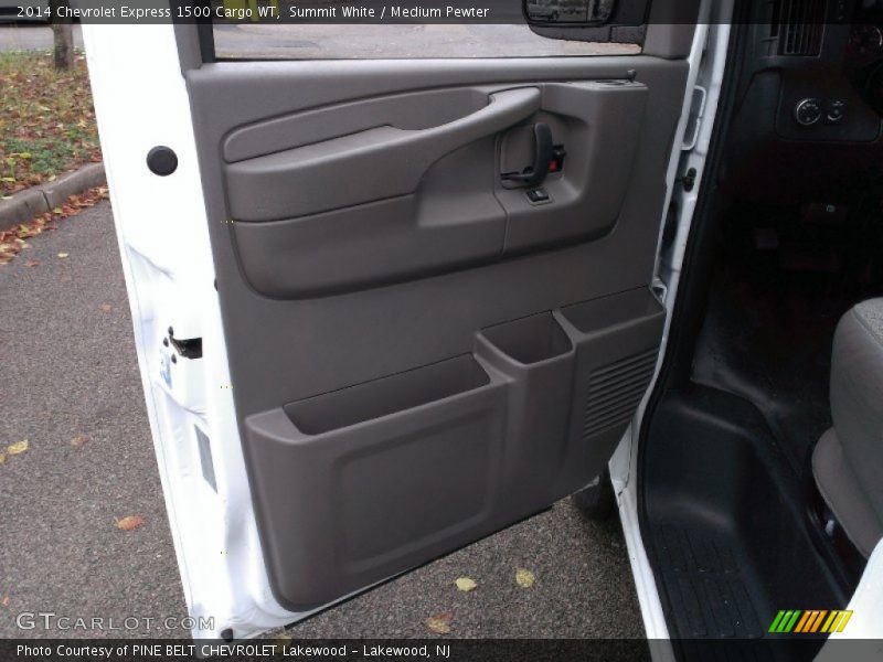 Summit White / Medium Pewter 2014 Chevrolet Express 1500 Cargo WT