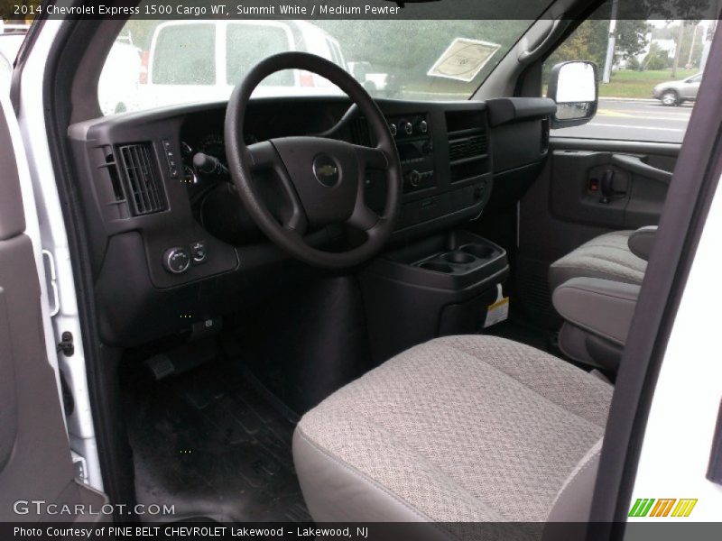 Summit White / Medium Pewter 2014 Chevrolet Express 1500 Cargo WT