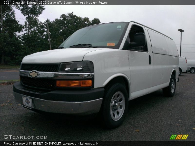 Summit White / Medium Pewter 2014 Chevrolet Express 1500 Cargo WT