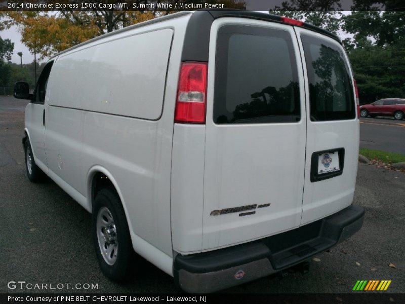 Summit White / Medium Pewter 2014 Chevrolet Express 1500 Cargo WT