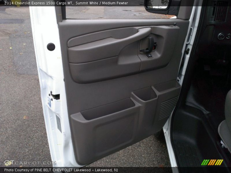 Summit White / Medium Pewter 2014 Chevrolet Express 1500 Cargo WT
