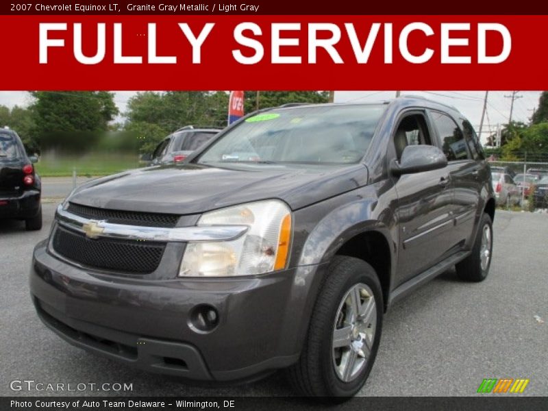 Granite Gray Metallic / Light Gray 2007 Chevrolet Equinox LT