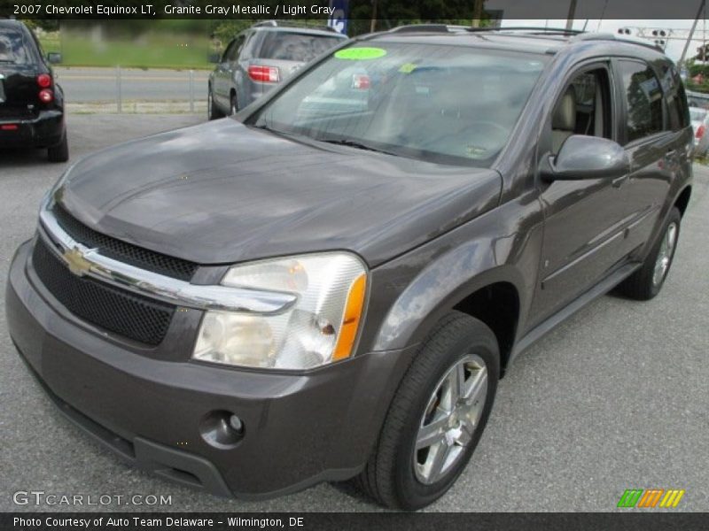 Granite Gray Metallic / Light Gray 2007 Chevrolet Equinox LT