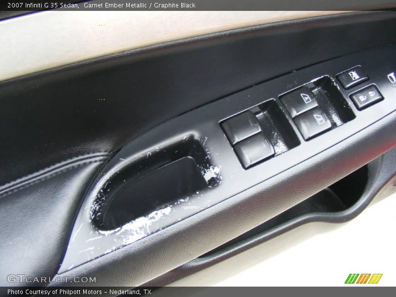Garnet Ember Metallic / Graphite Black 2007 Infiniti G 35 Sedan