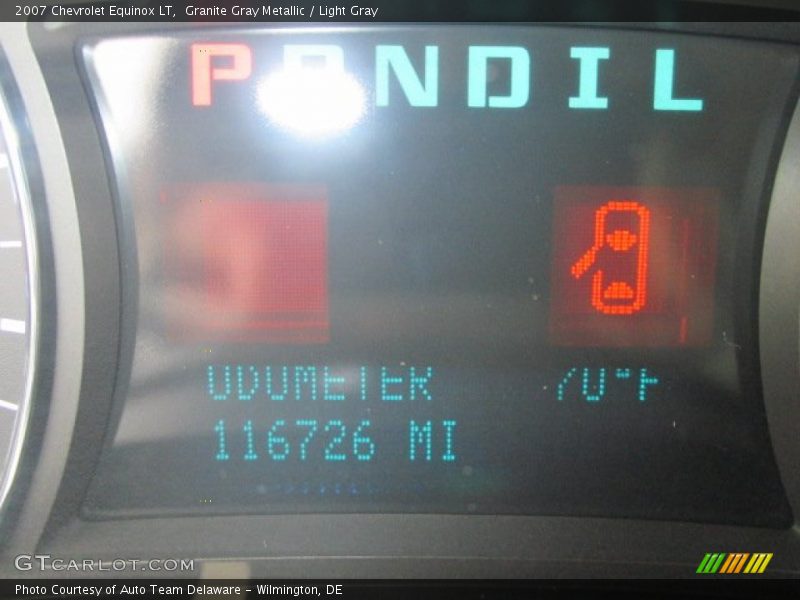 Granite Gray Metallic / Light Gray 2007 Chevrolet Equinox LT