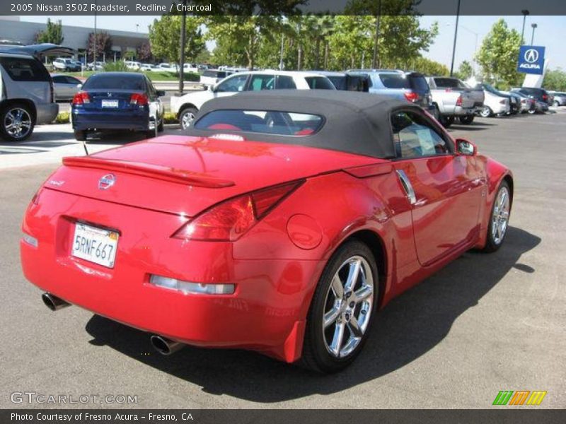 Redline / Charcoal 2005 Nissan 350Z Roadster