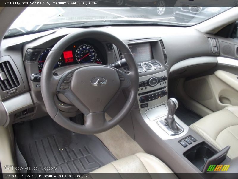 Medium Silver Blue / Gray 2010 Hyundai Sonata GLS