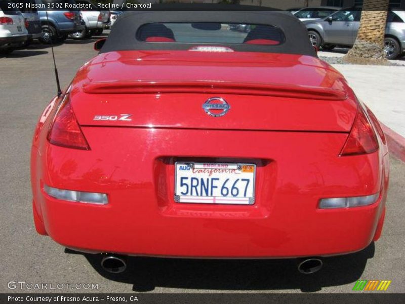 Redline / Charcoal 2005 Nissan 350Z Roadster