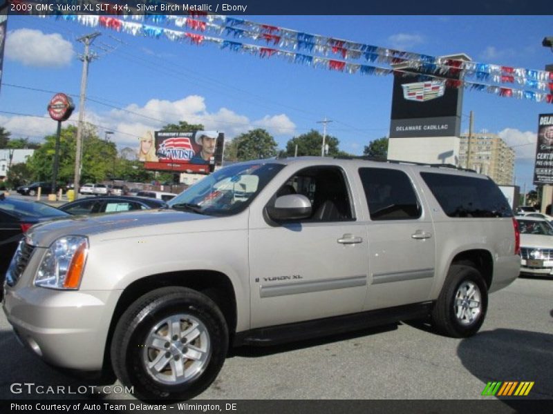 Silver Birch Metallic / Ebony 2009 GMC Yukon XL SLT 4x4