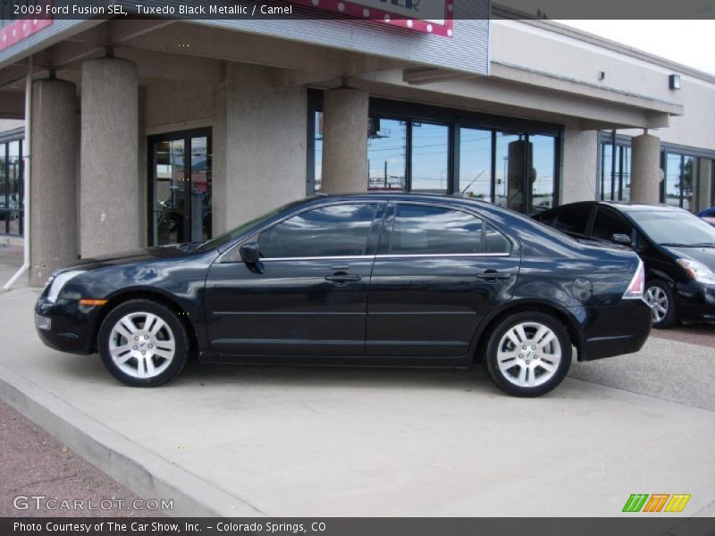 Tuxedo Black Metallic / Camel 2009 Ford Fusion SEL