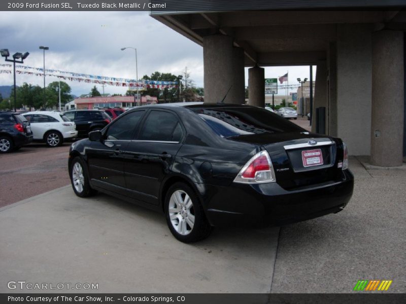 Tuxedo Black Metallic / Camel 2009 Ford Fusion SEL