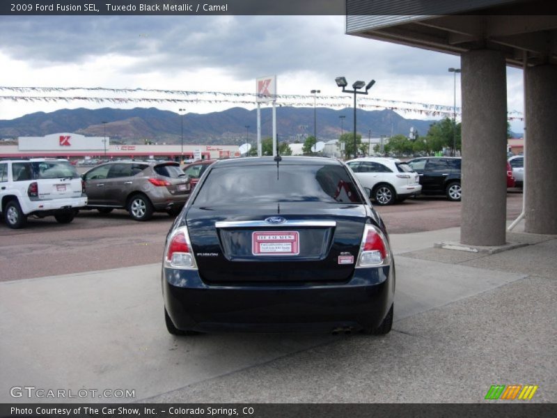 Tuxedo Black Metallic / Camel 2009 Ford Fusion SEL