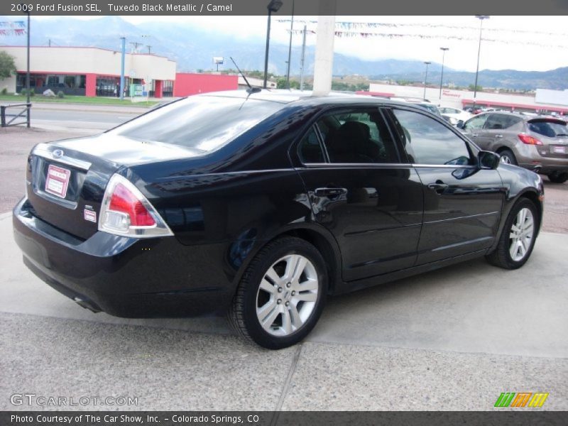 Tuxedo Black Metallic / Camel 2009 Ford Fusion SEL