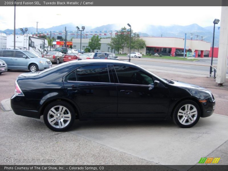 Tuxedo Black Metallic / Camel 2009 Ford Fusion SEL
