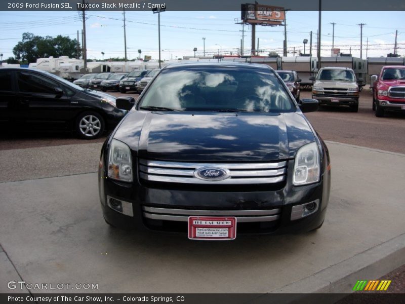 Tuxedo Black Metallic / Camel 2009 Ford Fusion SEL