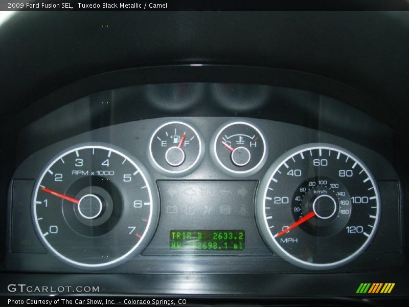 Tuxedo Black Metallic / Camel 2009 Ford Fusion SEL