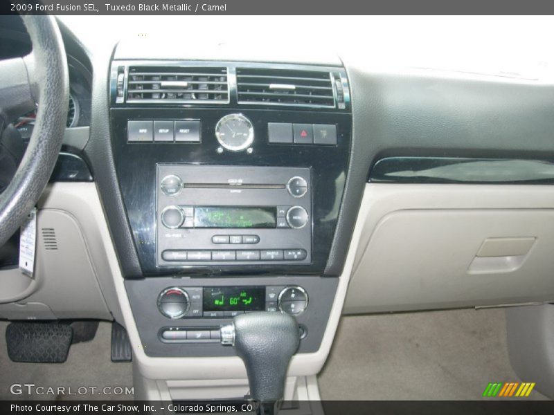 Tuxedo Black Metallic / Camel 2009 Ford Fusion SEL