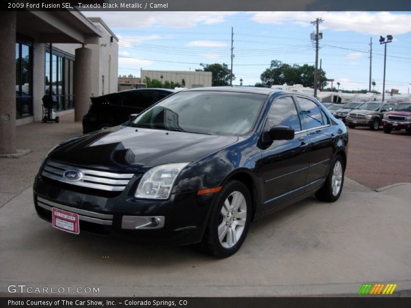 Tuxedo Black Metallic / Camel 2009 Ford Fusion SEL