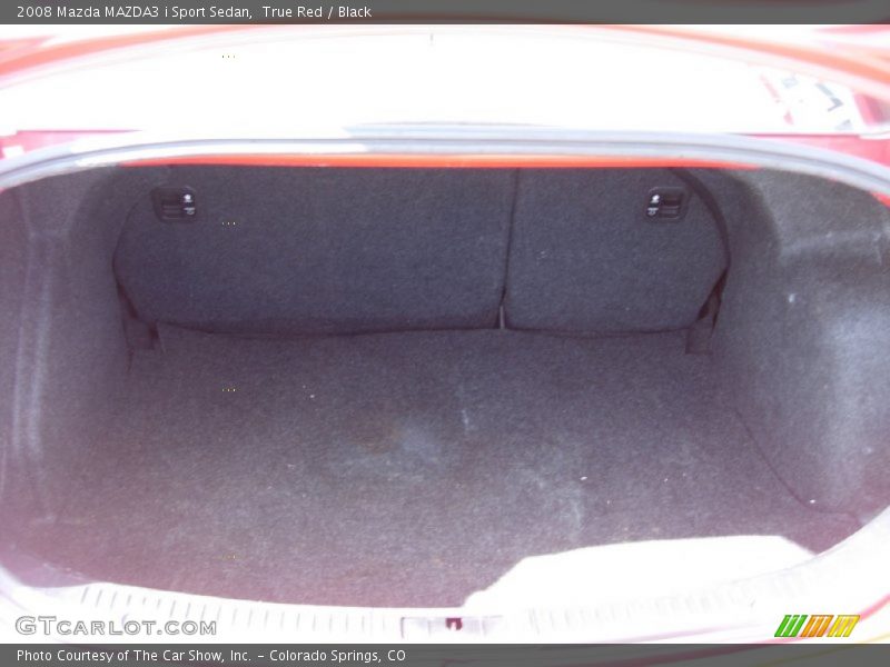 True Red / Black 2008 Mazda MAZDA3 i Sport Sedan