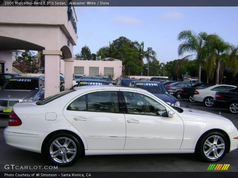 Alabaster White / Stone 2006 Mercedes-Benz E 350 Sedan