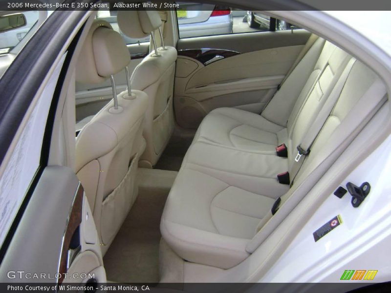 Alabaster White / Stone 2006 Mercedes-Benz E 350 Sedan