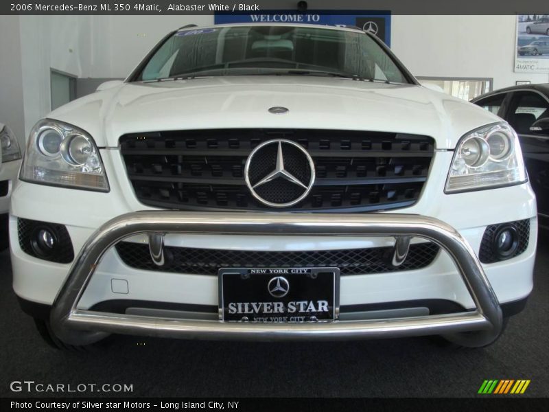 Alabaster White / Black 2006 Mercedes-Benz ML 350 4Matic
