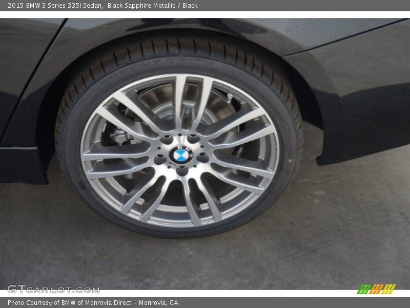 Black Sapphire Metallic / Black 2015 BMW 3 Series 335i Sedan