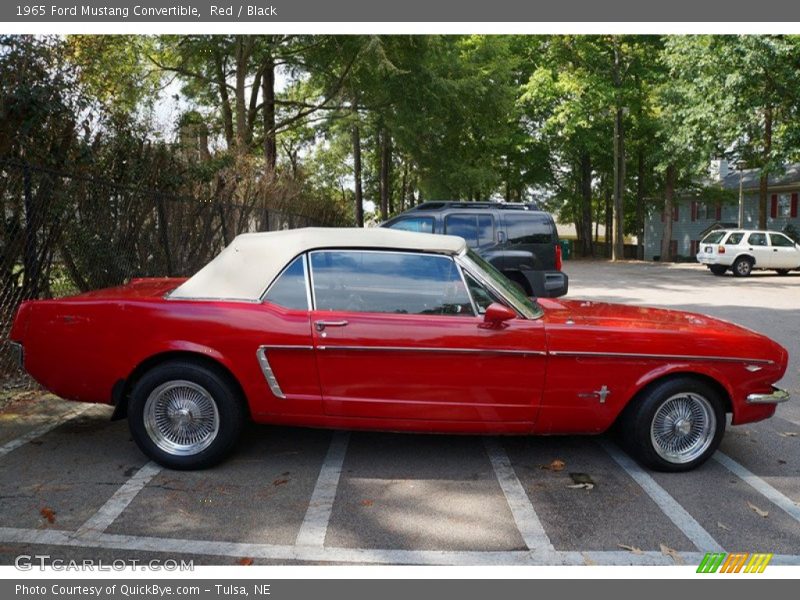 Red / Black 1965 Ford Mustang Convertible