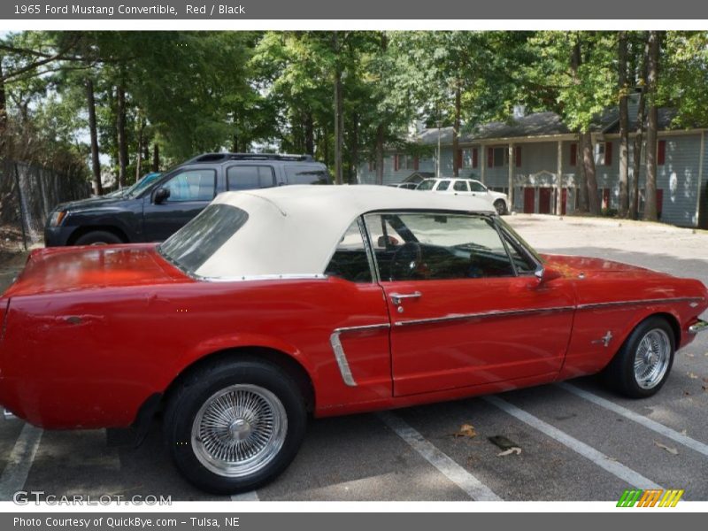 Red / Black 1965 Ford Mustang Convertible