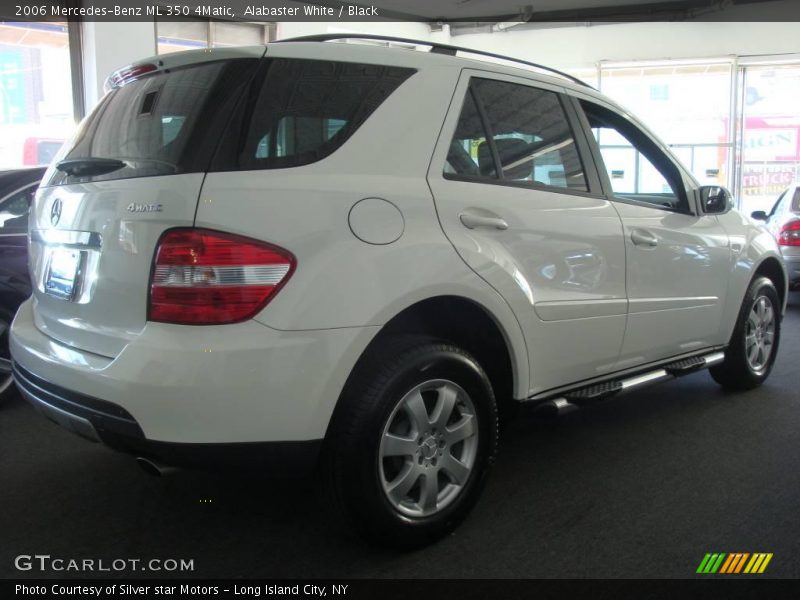 Alabaster White / Black 2006 Mercedes-Benz ML 350 4Matic