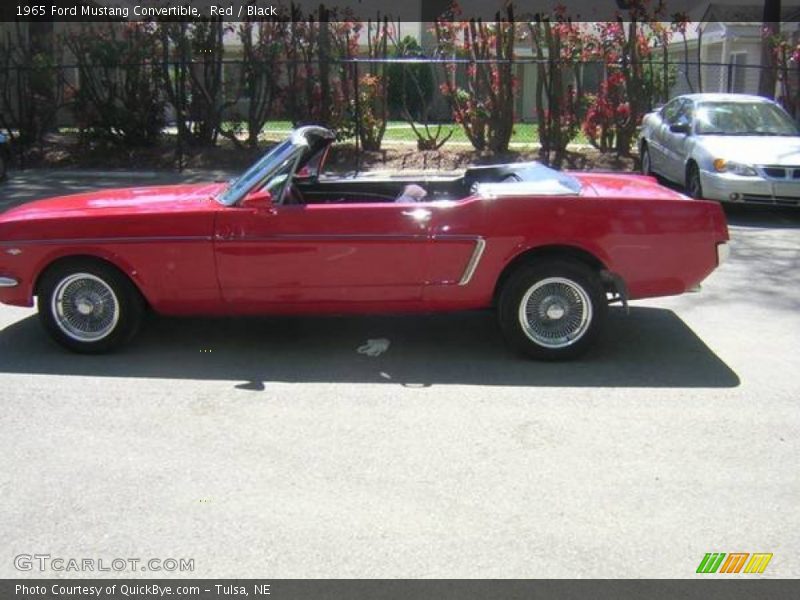 Red / Black 1965 Ford Mustang Convertible