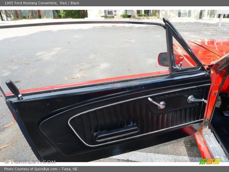 Red / Black 1965 Ford Mustang Convertible