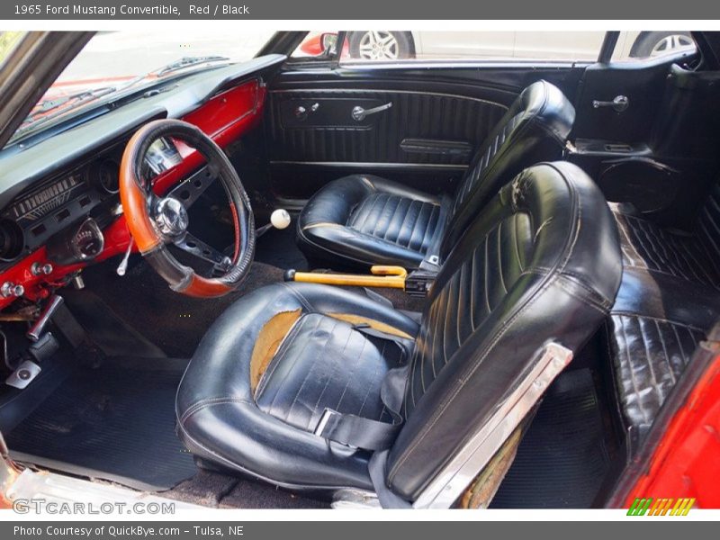 Red / Black 1965 Ford Mustang Convertible