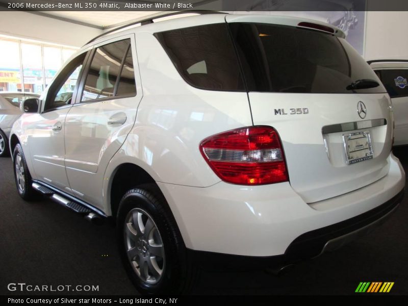 Alabaster White / Black 2006 Mercedes-Benz ML 350 4Matic