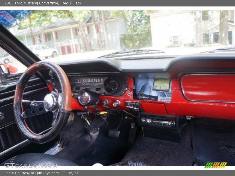 Red / Black 1965 Ford Mustang Convertible