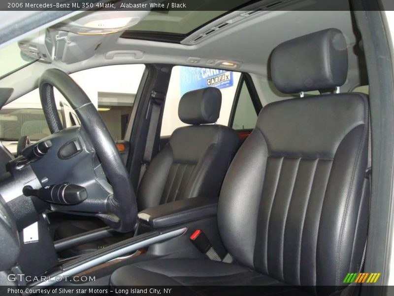 Alabaster White / Black 2006 Mercedes-Benz ML 350 4Matic