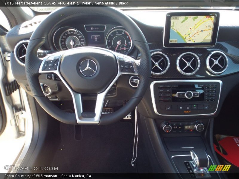 Polar Silver Metallic / Black 2015 Mercedes-Benz GLA 45 AMG 4Matic