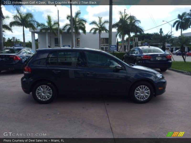 Blue Graphite Metallic / Titan Black 2012 Volkswagen Golf 4 Door